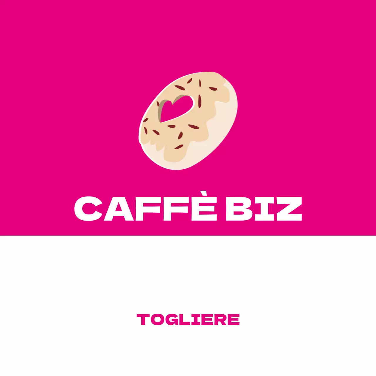 Caffè rosa illustrazione semplice