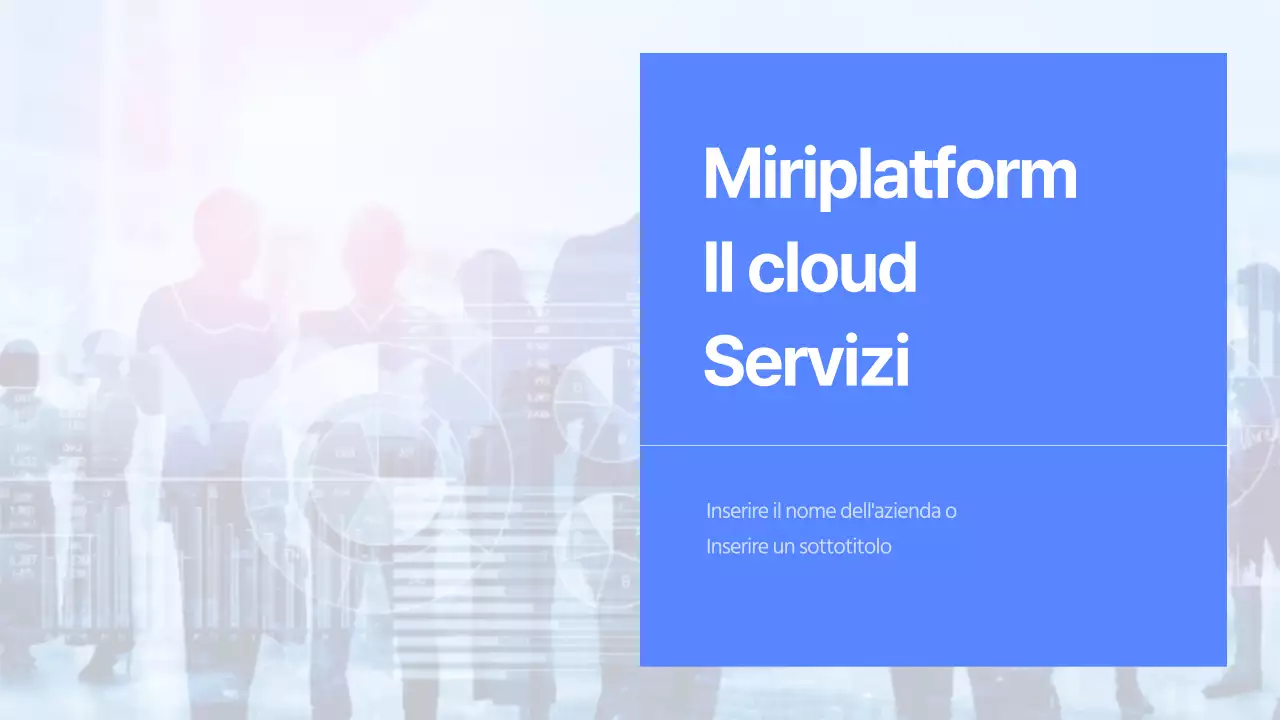 Presentare la documentazione del prodotto/servizio in tonalità blu