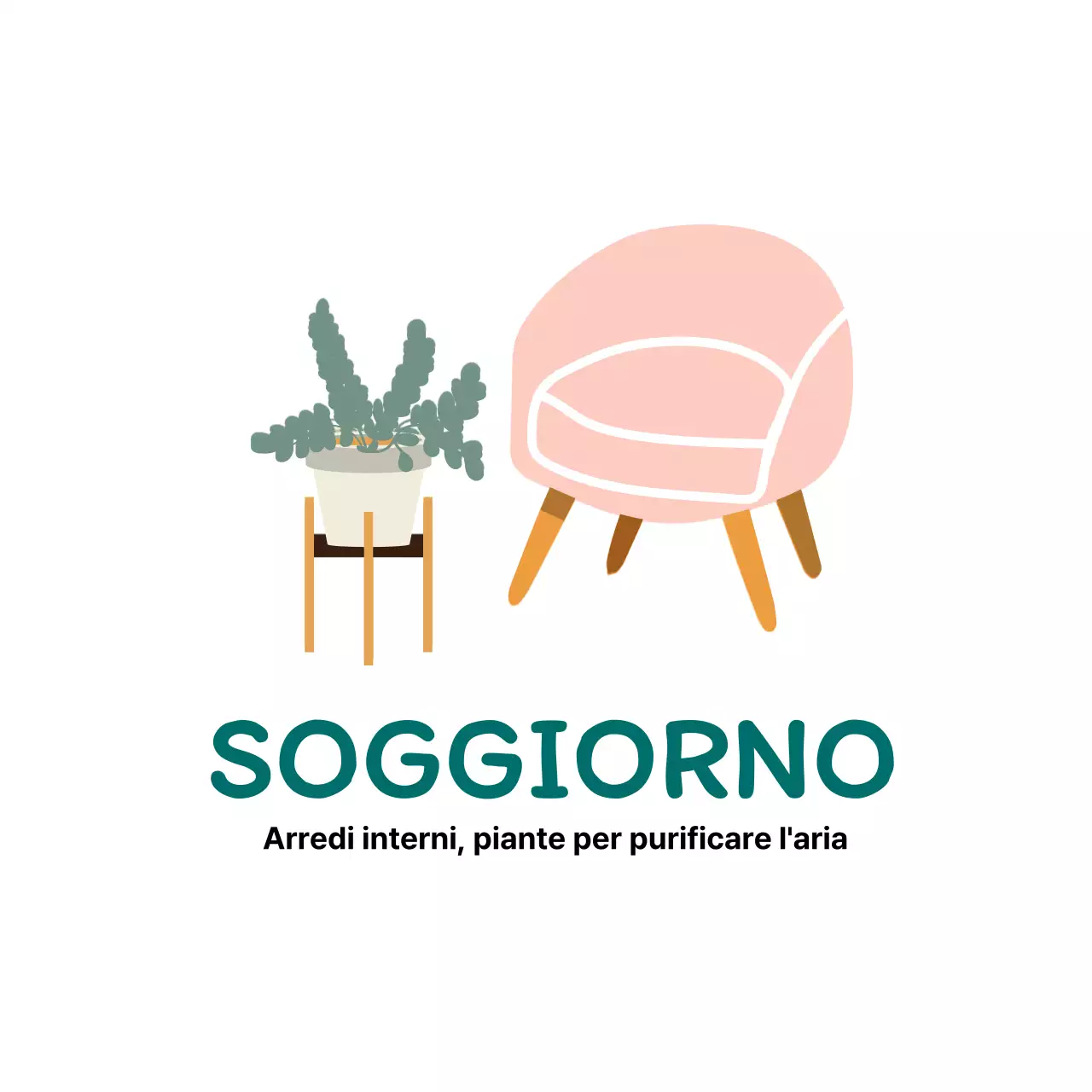 Etichette interne pulite con illustrazioni in rosa