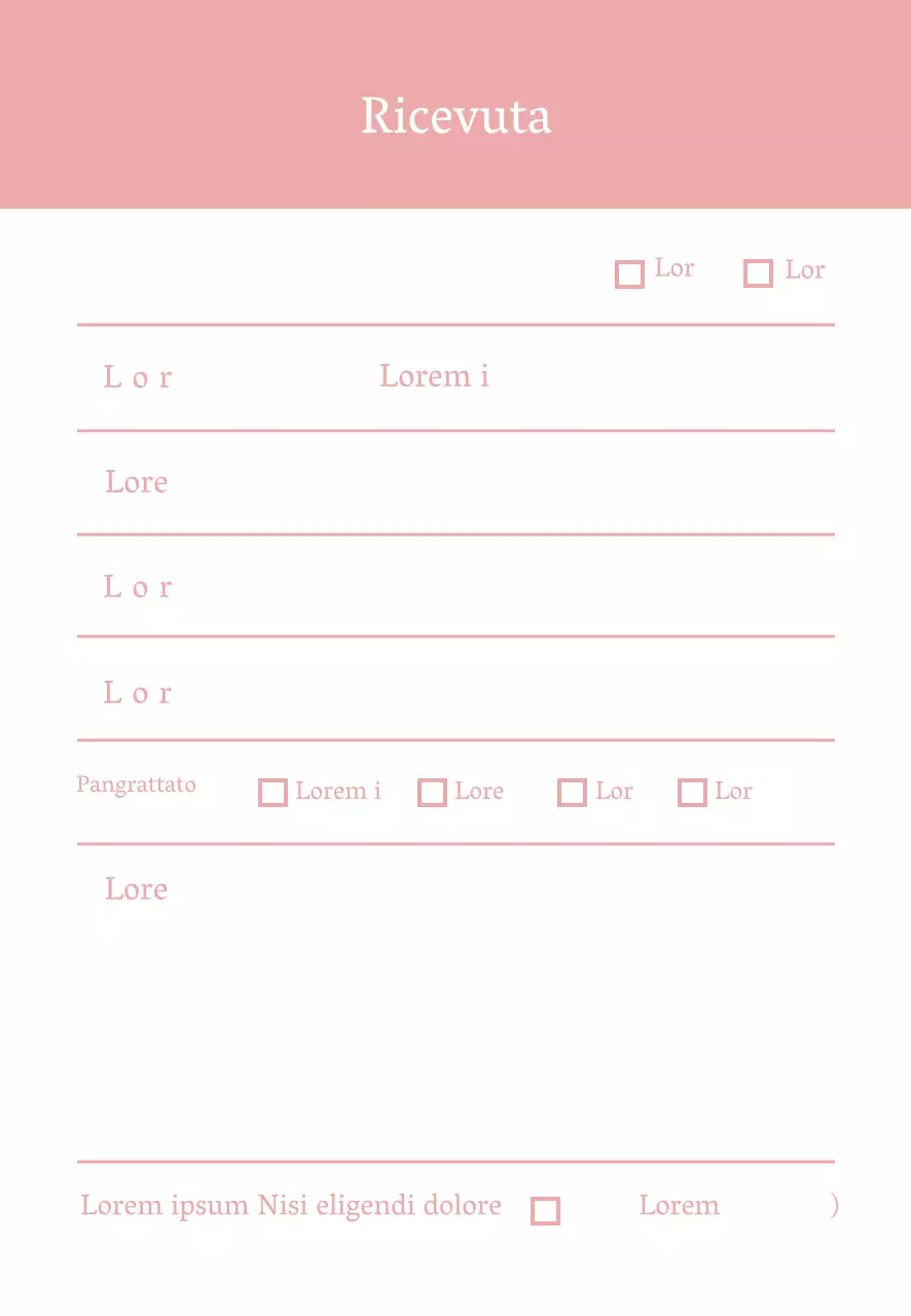 Biglietto da visita semplice rosa per receptionist di ospedale