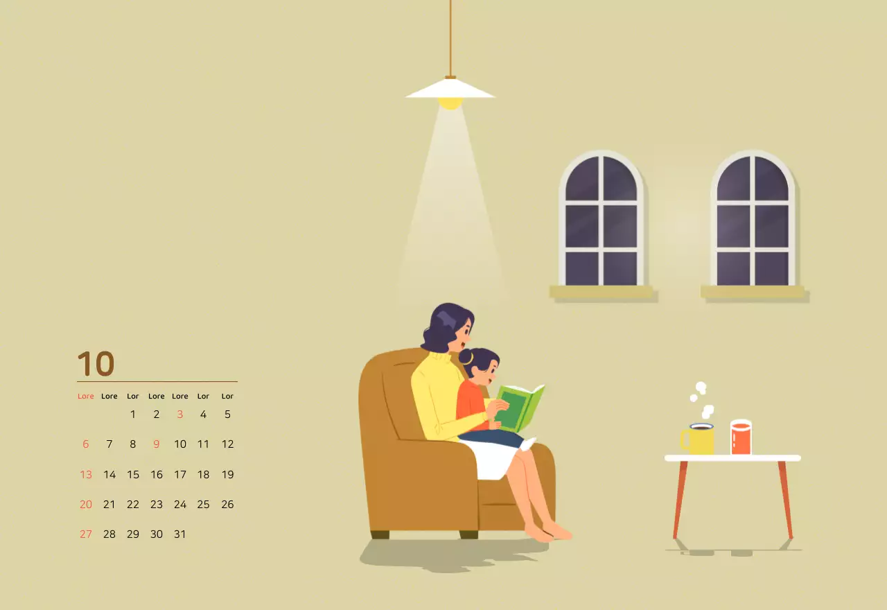 Concetto di illustrazione di famiglia multicolore