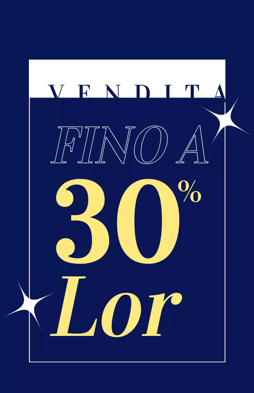 Bandiera per i saldi estivi con carattere giallo su sfondo blu scuro