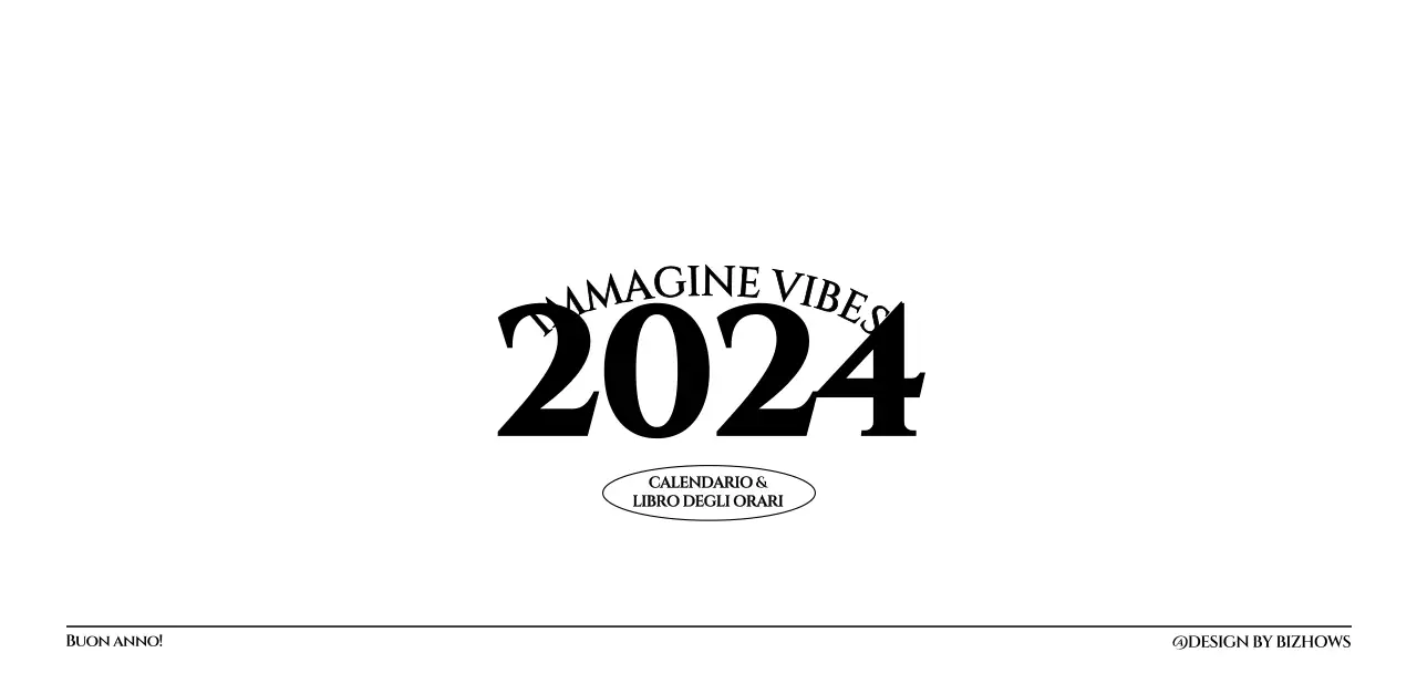 Calendario da parete in stile semplice con concetto di fotografia di viaggio emozionale in bianco e nero