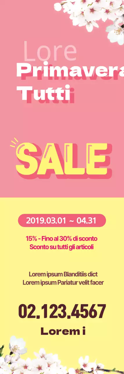 Festival dei fiori di primavera_Banner