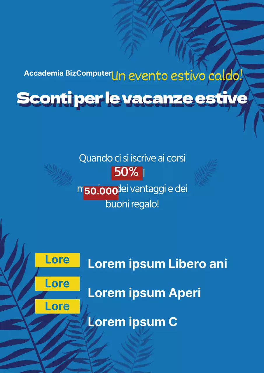 Offerte estive