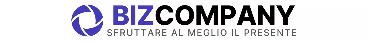 Promuovete la vostra azienda con un logo pulito e scritte in viola e nero.