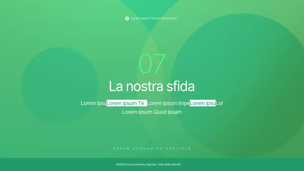 Verde e semplice: presentazioni del seminario del Forum economico Agricoltura e Impresa