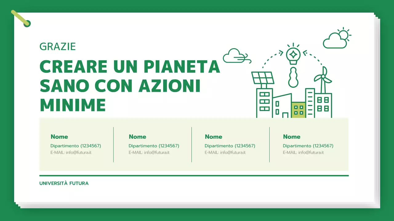 Studiare il cambiamento climatico e i gas serra in modo ecologico e pulito