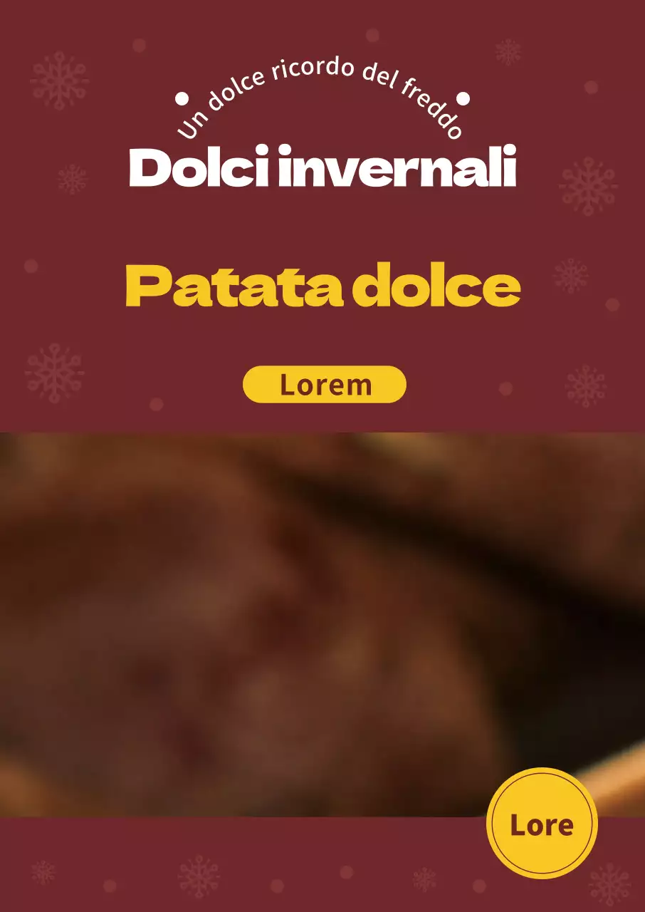 Foto marrone patata dolce menu annuncio
