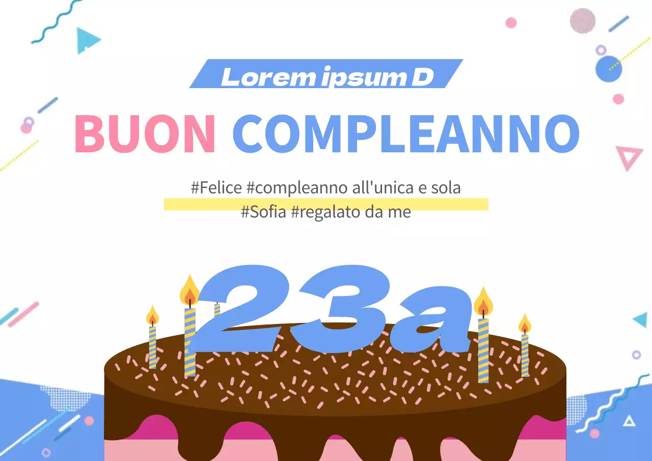 23° compleanno