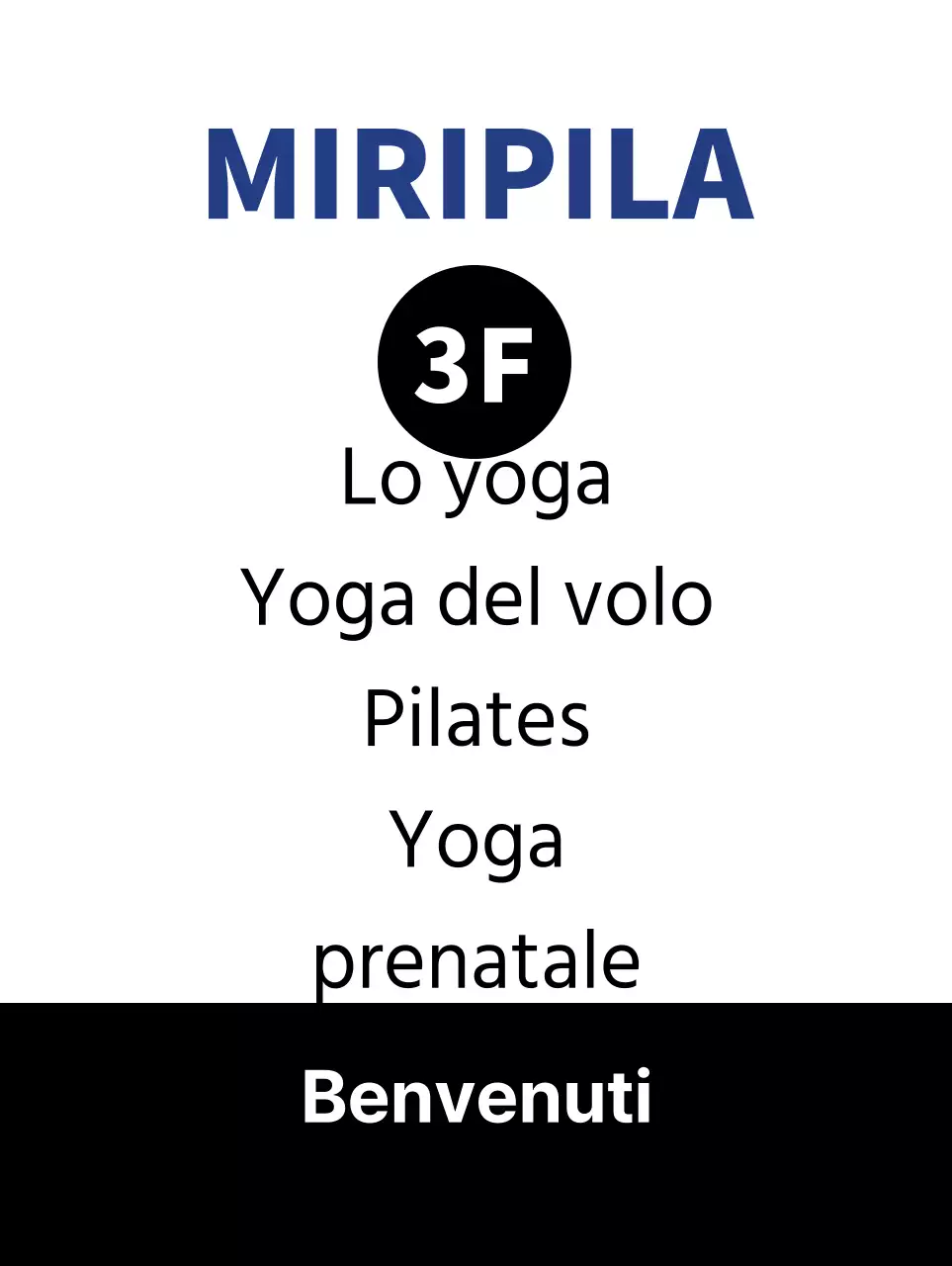 Banner di allenamento moderno in blu e nero