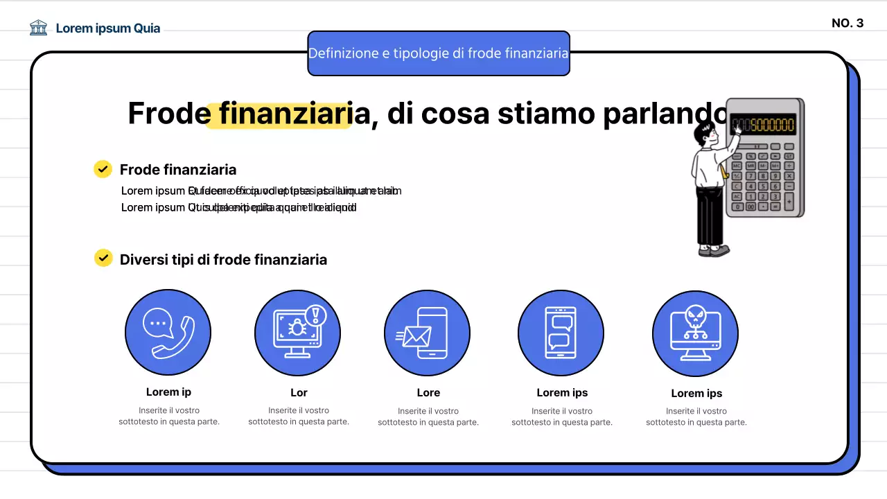 Formazione sulla prevenzione delle frodi finanziarie per adulti di mezza età in blu