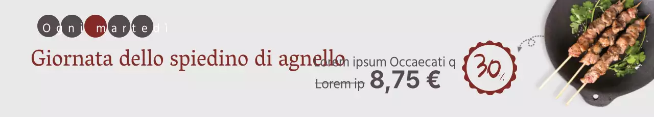 Giornata dello spiedino di agnello
