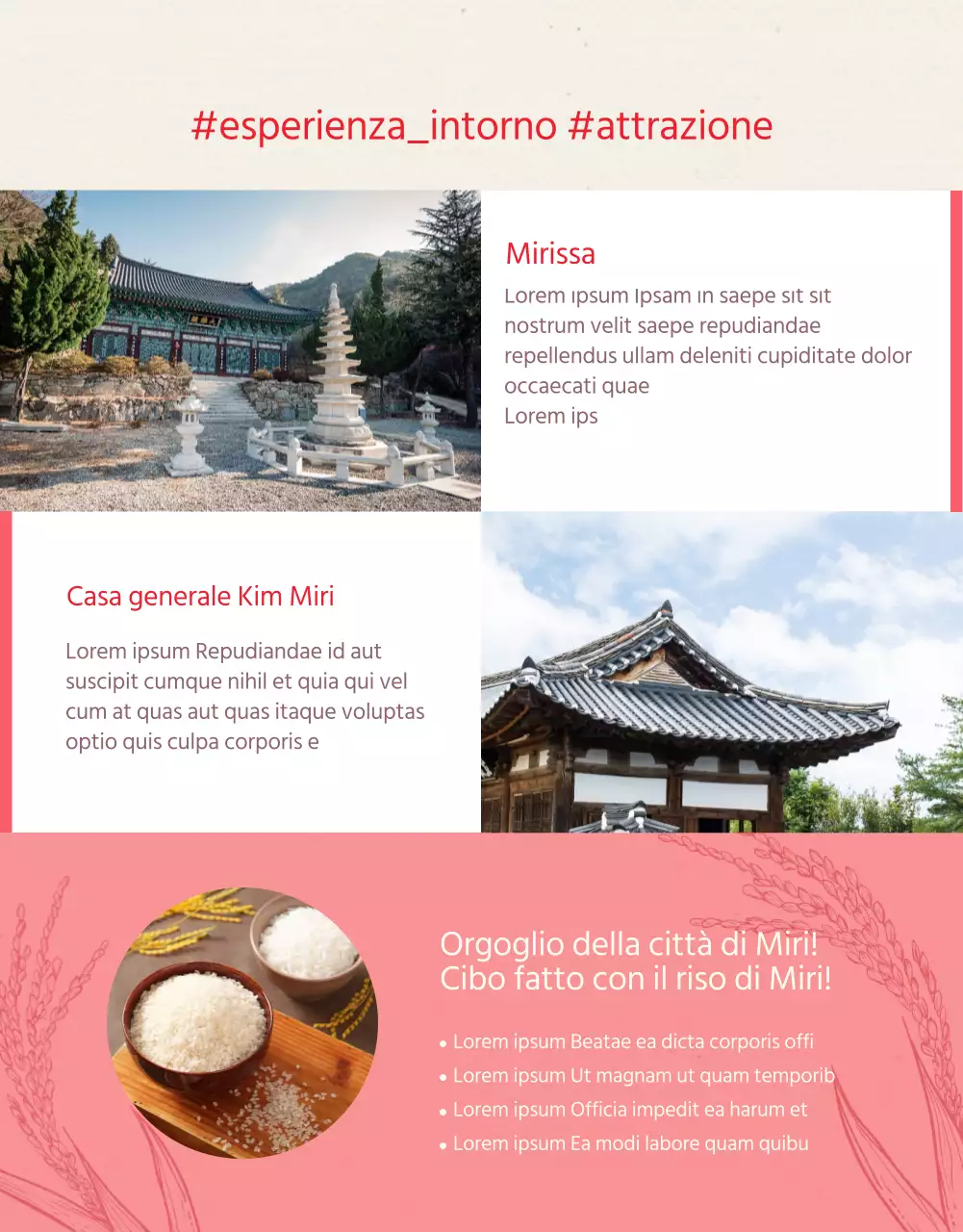 Dettagli dell'esperienza della fattoria delle fragole rosa illustrata