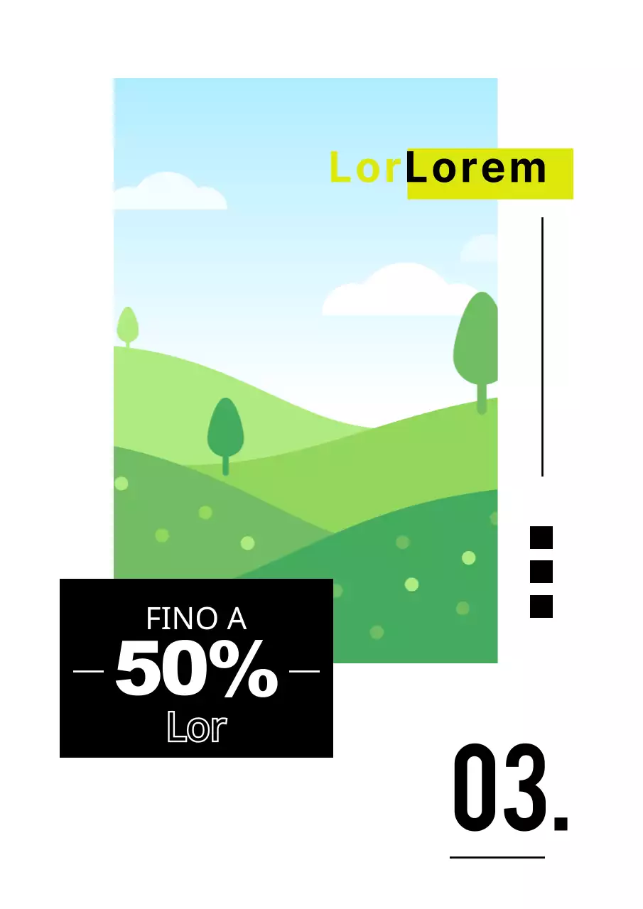 Diversi layout con foto in nero e verde chiaro