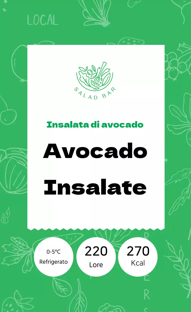 Insalata di avocado