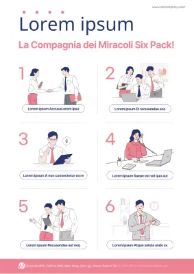 Promuovere una campagna di cultura organizzativa illustrata in rosa