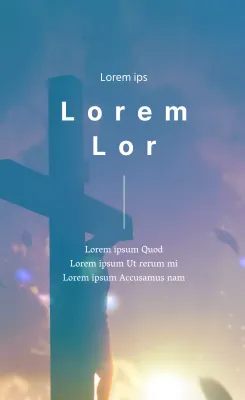 Adesivo del cerchio della chiesa di Pasqua