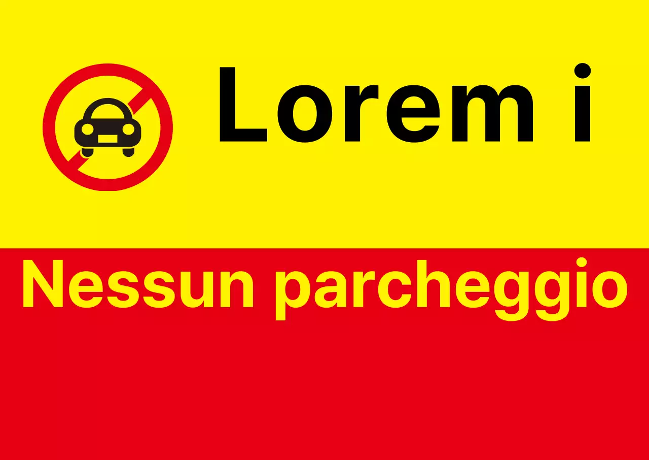 Nessun parcheggio esterno per i veicoli