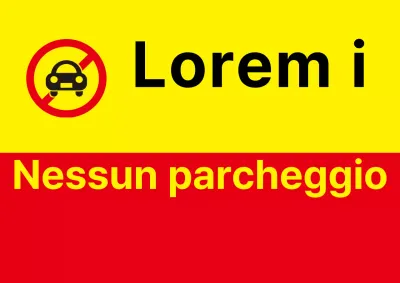 Nessun parcheggio esterno per i veicoli
