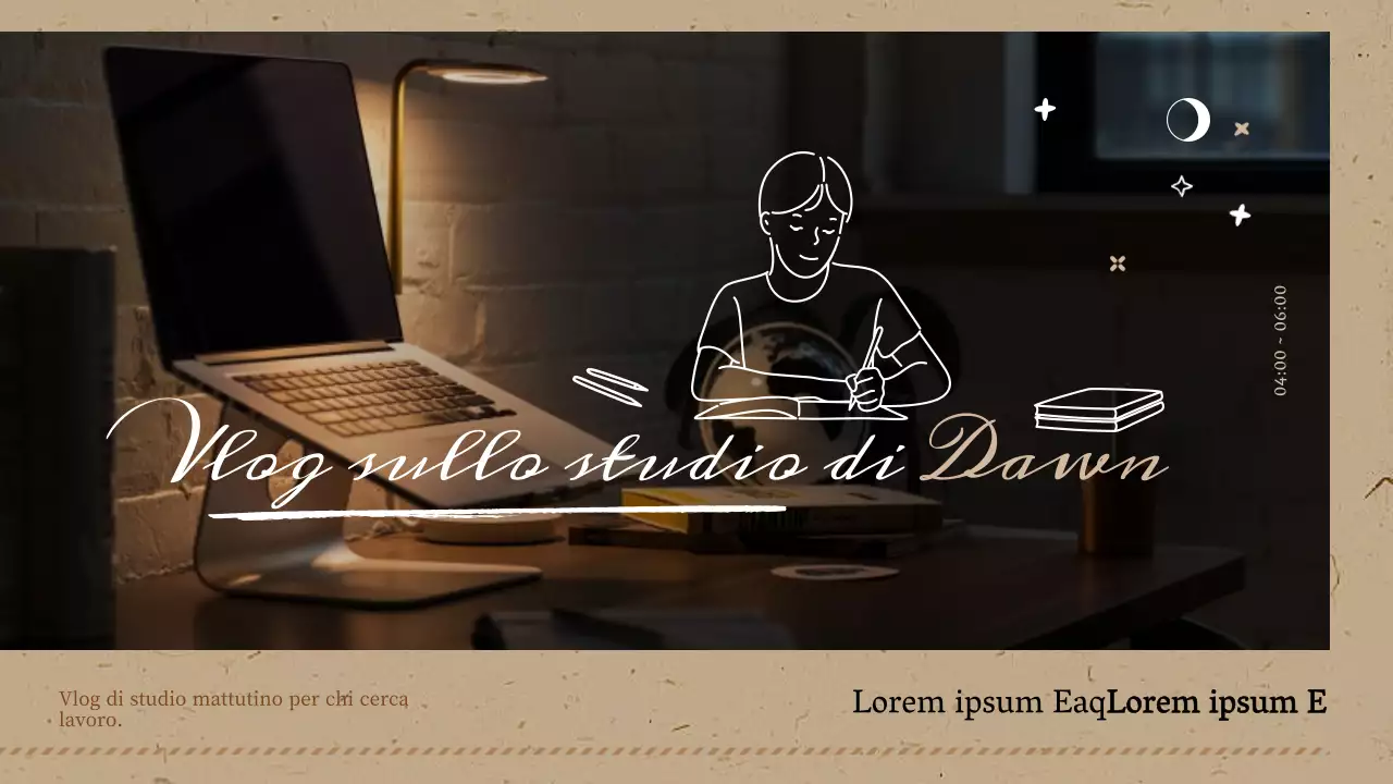 Il vlog dello studio sull'alba emotiva di Brown