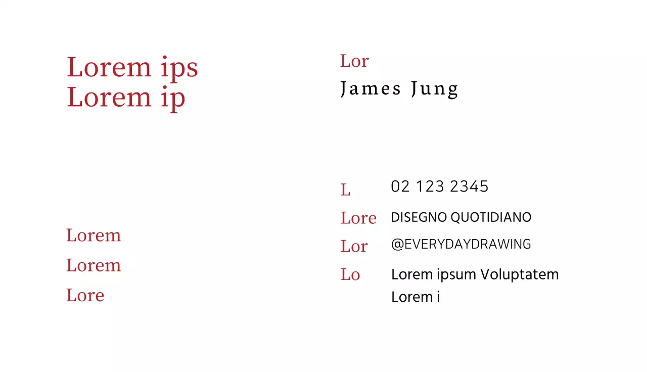 Linea bianca rossa Illustrazione Scuola d'arte