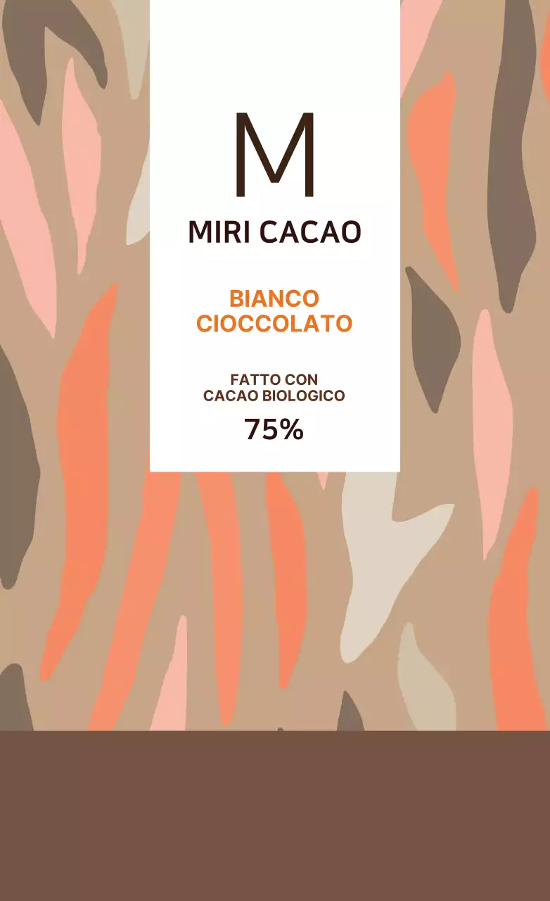 Etichetta per il tè con motivo ad albero verde