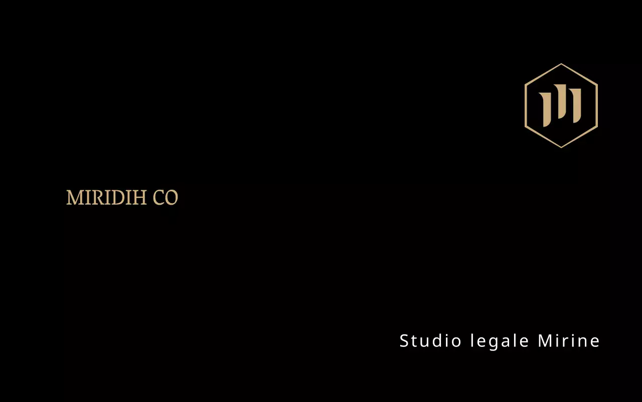 Promuovere uno studio legale con un concetto di lusso con un logo in oro e nero.