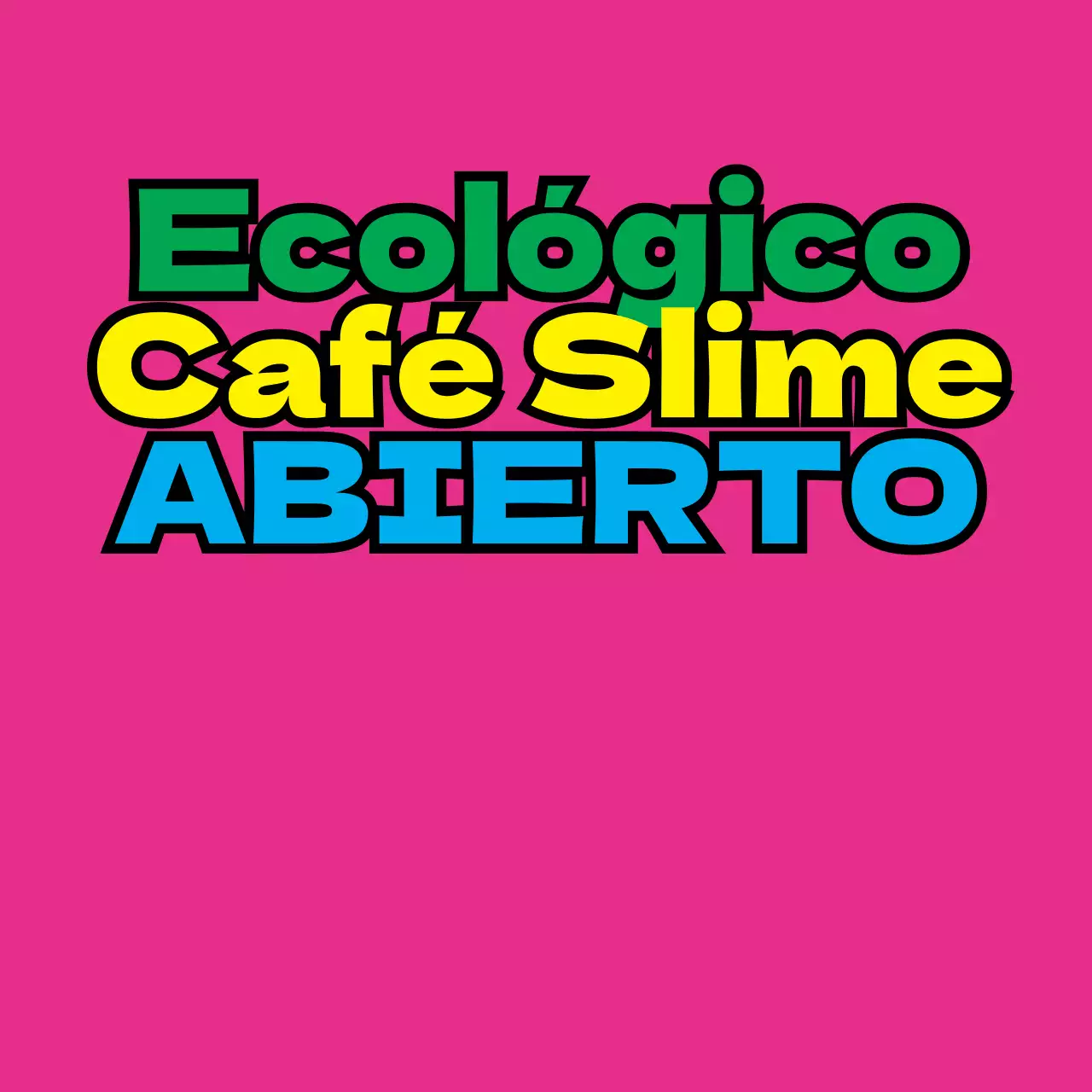 Slime Cafe_pancarta cuadrada