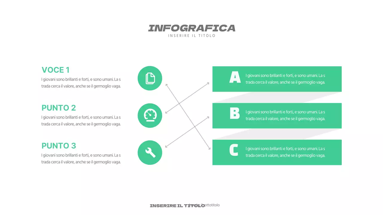 Un'agenda verde e semplice