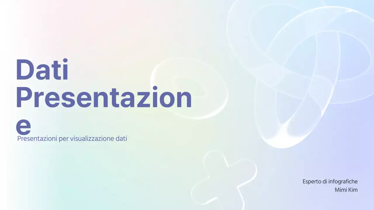 Rapporto di analisi dei dati con sfondo pastello sfumato