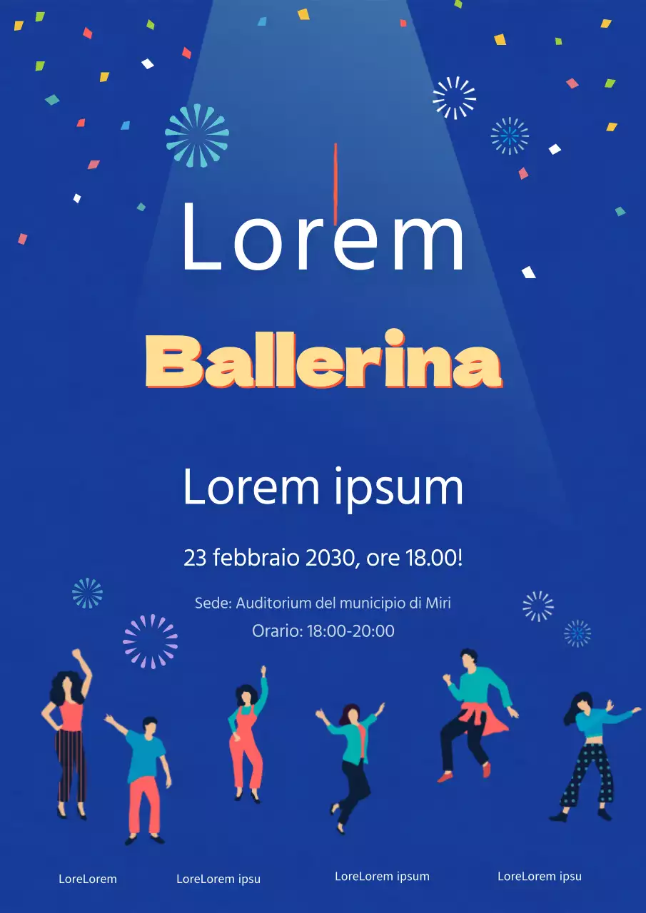 Guida alle illustrazioni di danza in marina