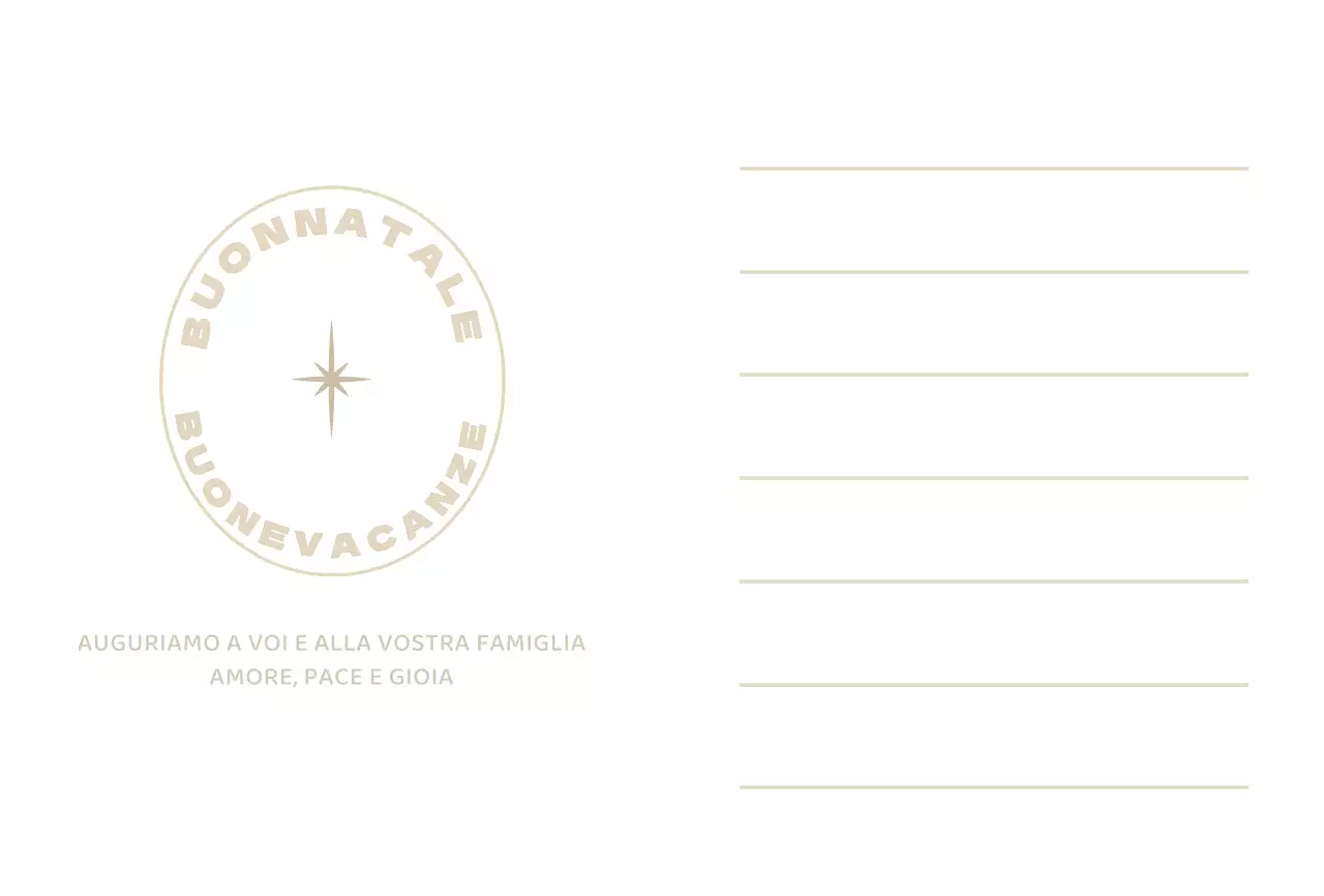 Cartolina natalizia rossa con foto