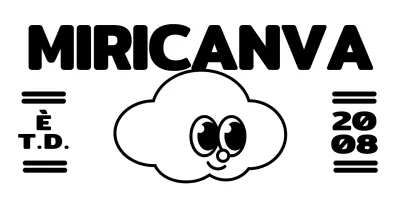 Personaggio carino e alla moda di un cupcake e combinazione di testo del logo per la promozione e il merchandising di un caffè.