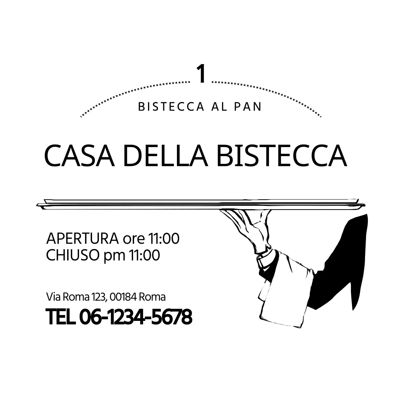 Borsa di plastica per bistecche