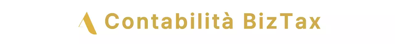 Simbolo dorato, semplice e di classe per la promozione e la vendita di studi di contabilità fiscale