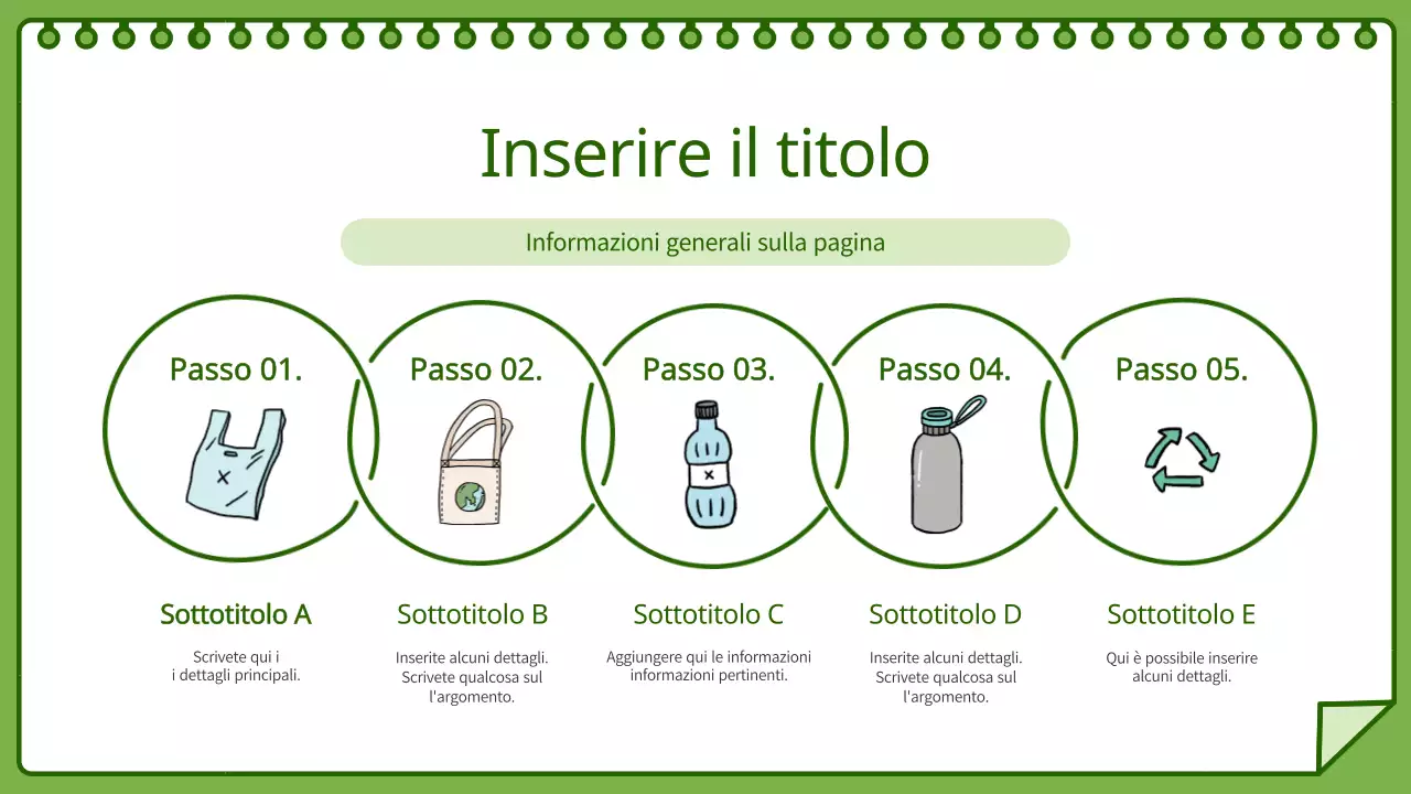 Quaderno degli schizzi verde sentire Tabella di marcia per la protezione dell'ambiente