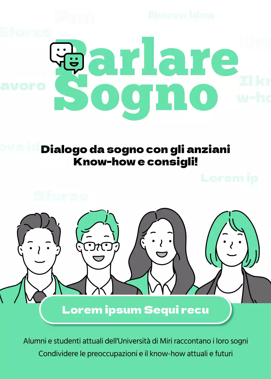 Promuovete il vostro programma di mentoring con i colori della menta