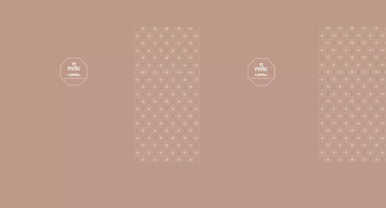 Marrone Modello di cornice lussuosa