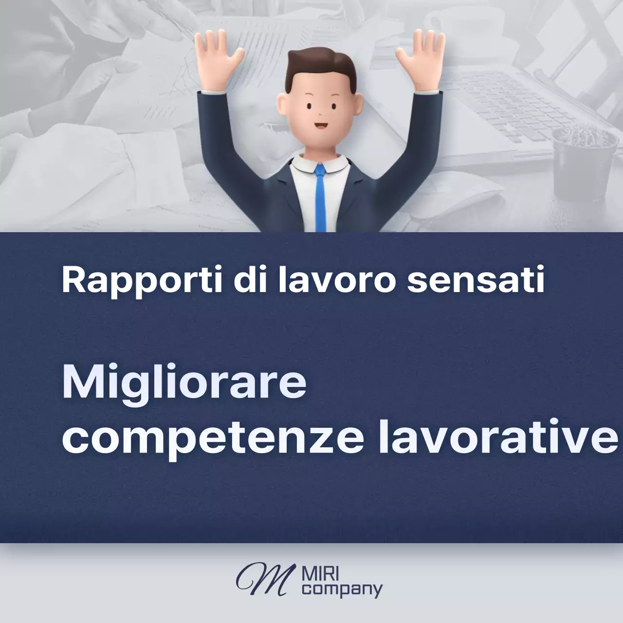 Un manuale di rendicontazione pulito, blu e grigio