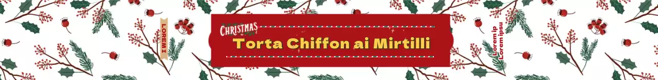 Torta natalizia con motivo illustrato bianco rosso