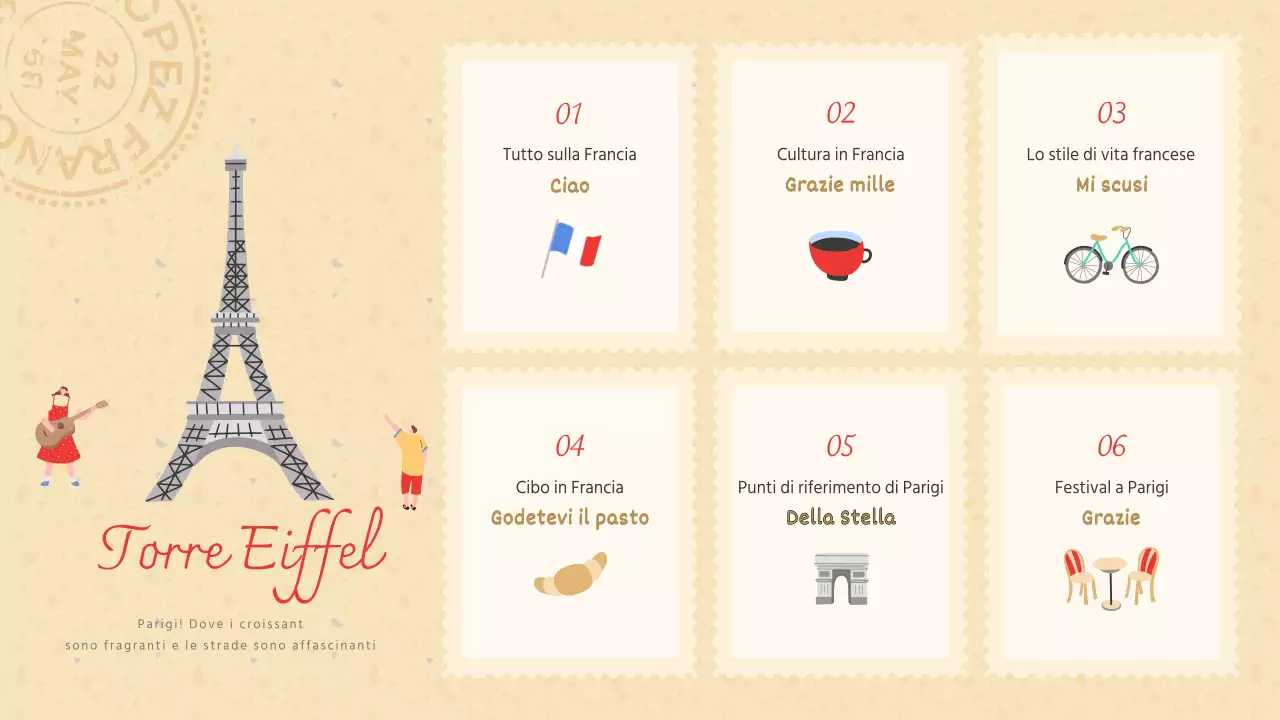 Un'introduzione minimalista alla campagna in beige e rosso