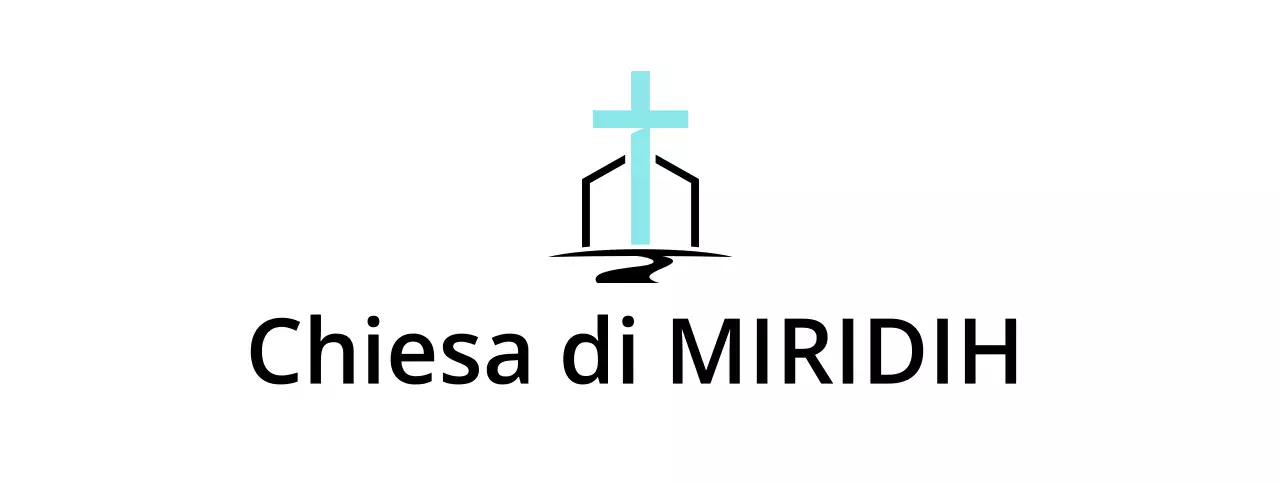 logo illustrazione croce della chiesa