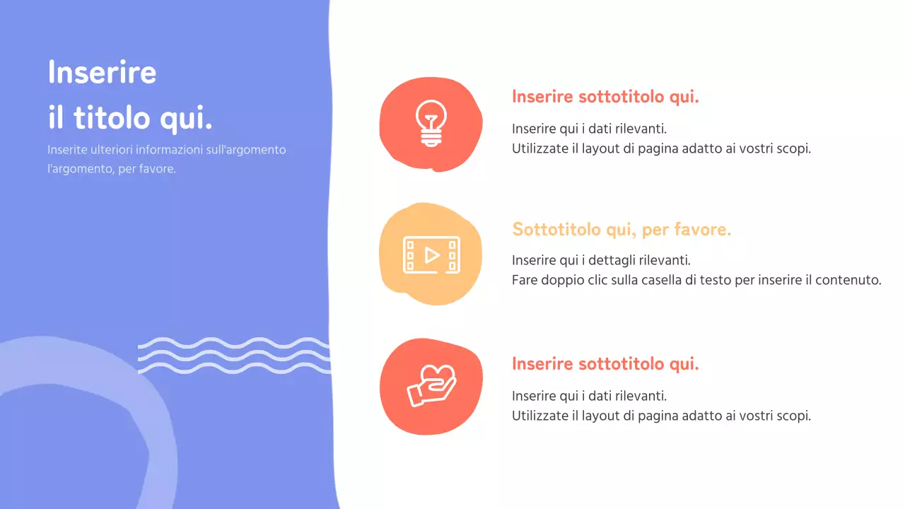 Presentazioni dall'aspetto pastello e vaporoso