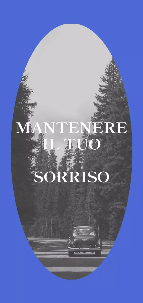Merce sentimentale con foto in blu e bianco e nero