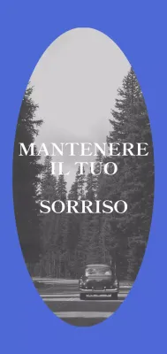 Merce sentimentale con foto in blu e bianco e nero