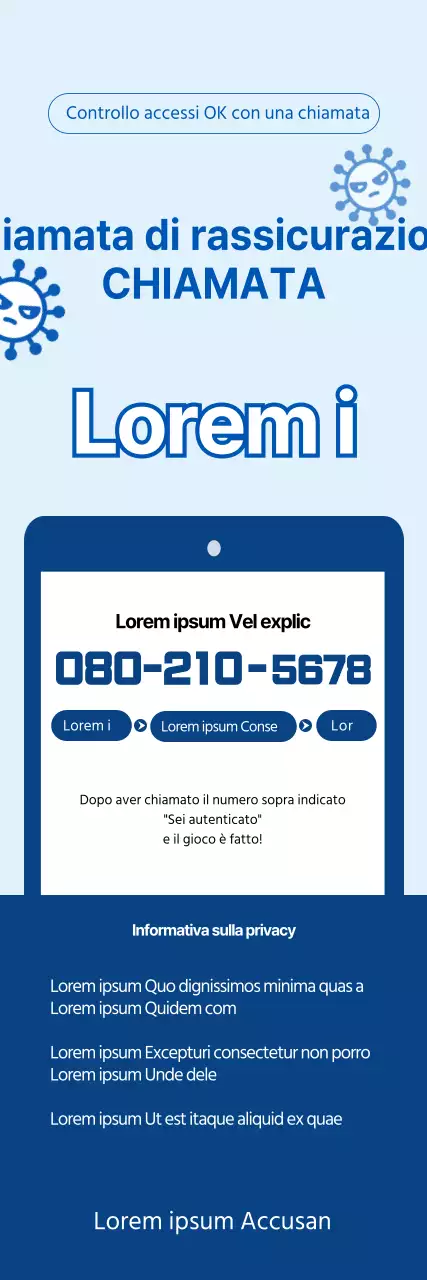 Controllo sicuro dell'accesso alle chiamate