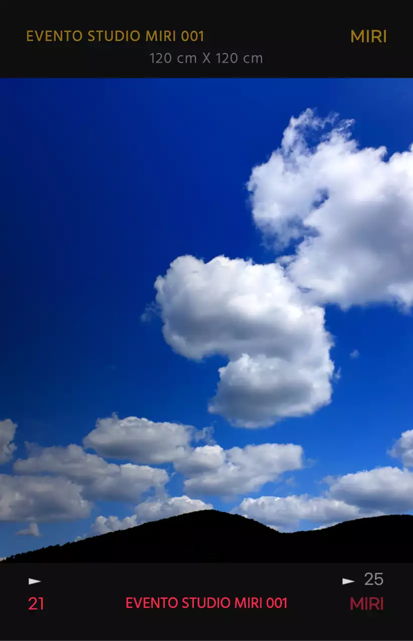 Concetto di cornice per foto emozionale e alla moda con colori ad alto contrasto per il merchandising personale