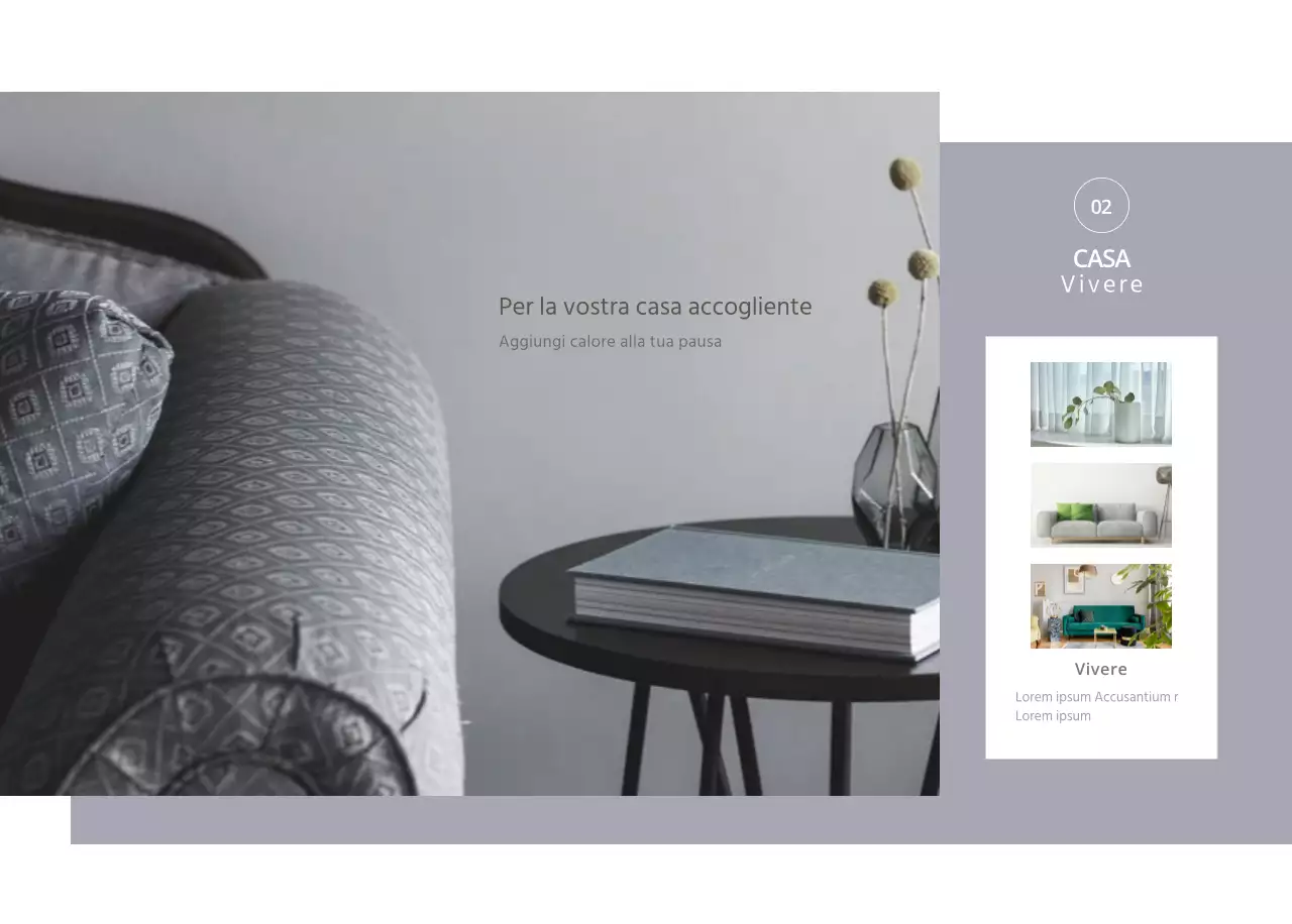 Mobili semplici e naturali in beige e colori neutri