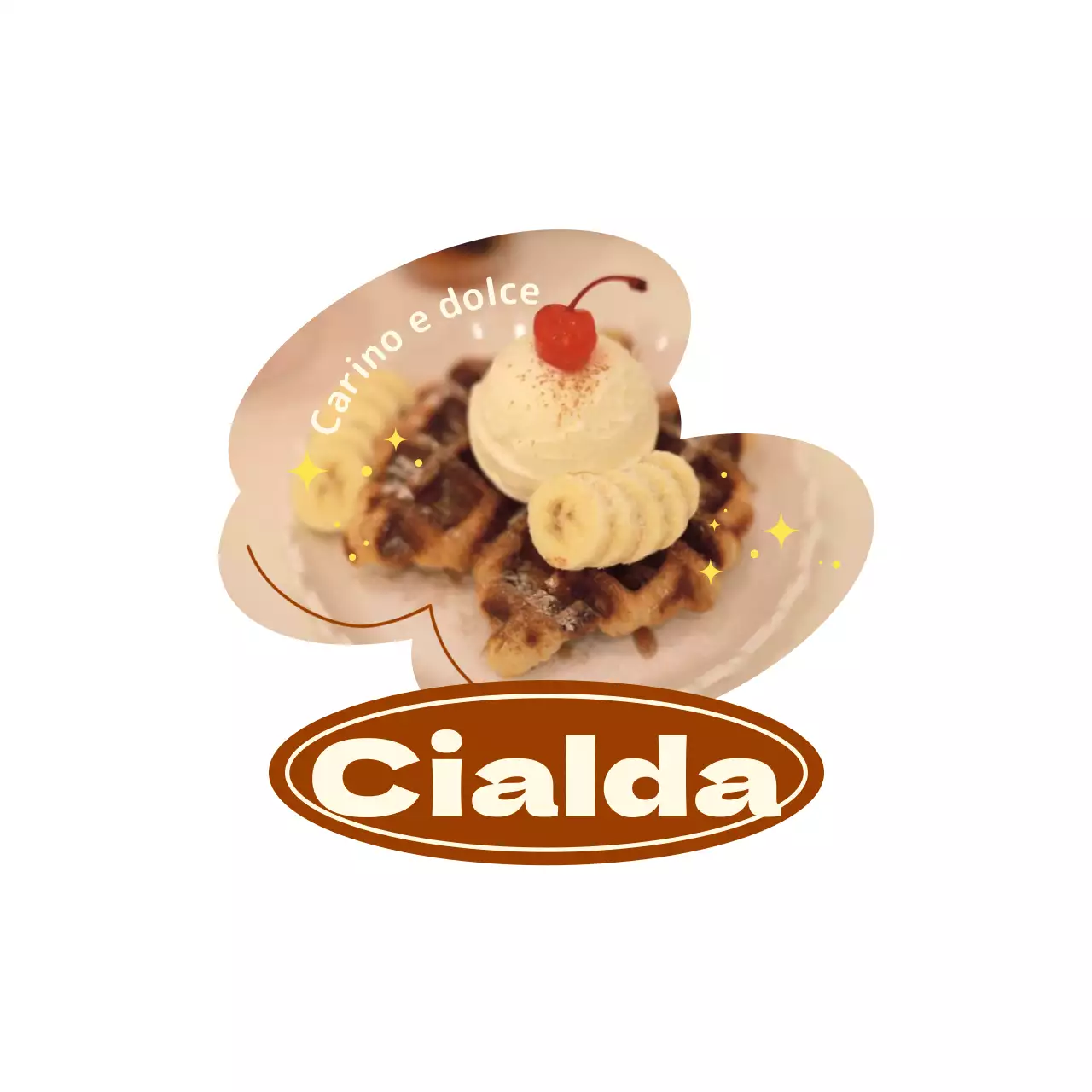 Per guidarvi attraverso il menu dei dessert con simpatici concetti colorati